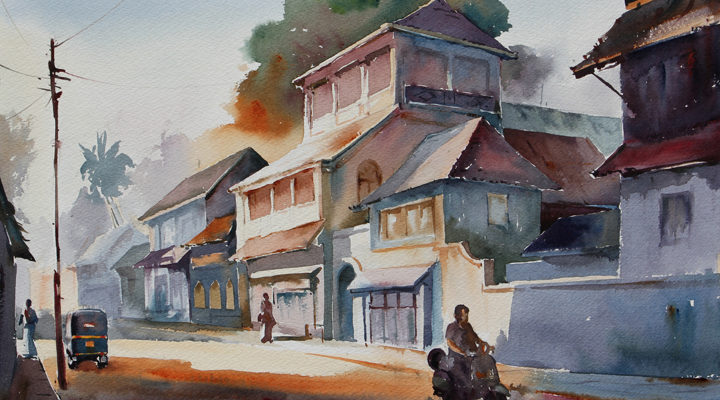 Water colour painting